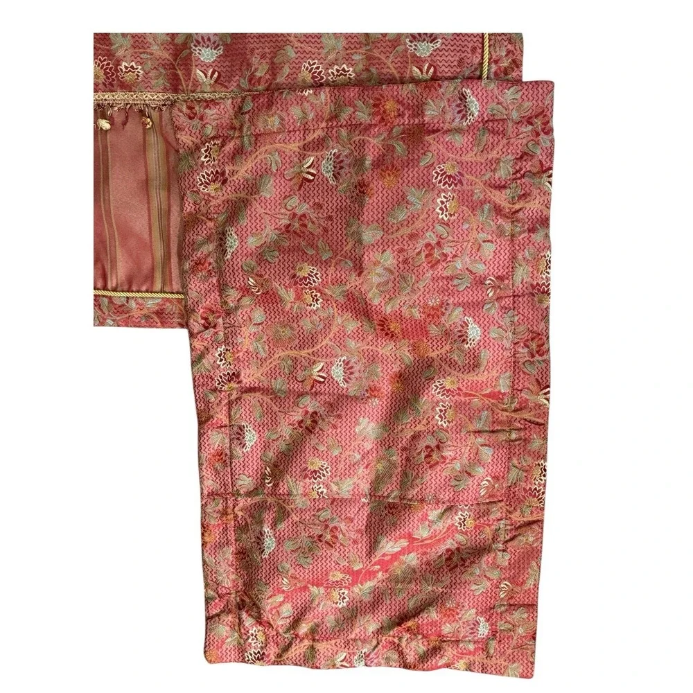 Waterford‎ Ballyshannon King Shams Red Gold Luxury Regency Bedding Pair